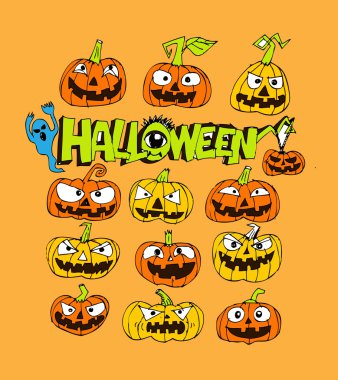 Cadılar Bayramı Balkabağı Arkaplanı