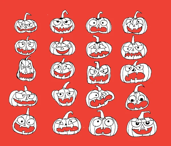 Tema felice Halloween e Halloween sfondo zucca fantasma — Vettoriale Stock