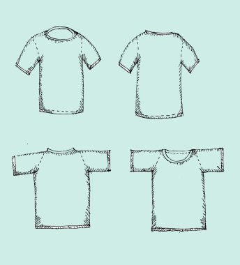 gömlek ve t-shirt tasarım şablonları