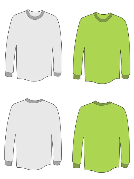 Shirt and t-shirt design templates — Stock Vector
