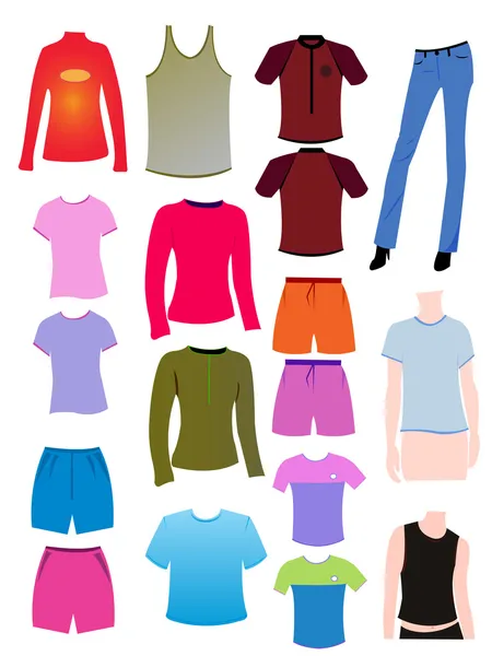 stock vector Shirt and t-shirt design templates