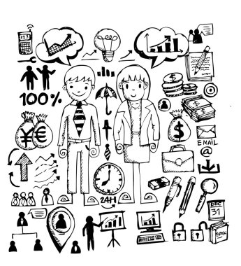 Doodle kroki fikir
