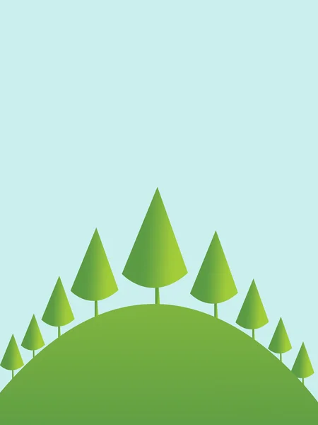 Tree and vector image — Stock Vector