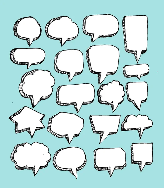 Speak bubbles — Stock Vector