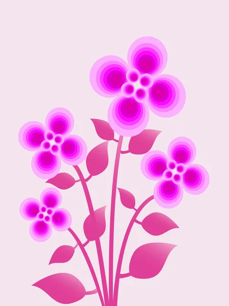 Kunst der Blume — Stockvektor