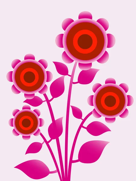 Çiçek sanatı — Stok Vektör