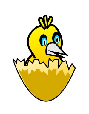 sevimli kuş kümesi