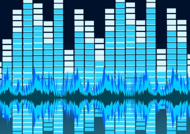 ses dalgaları müzik arka plan