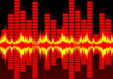 ses dalgaları müzik arka plan