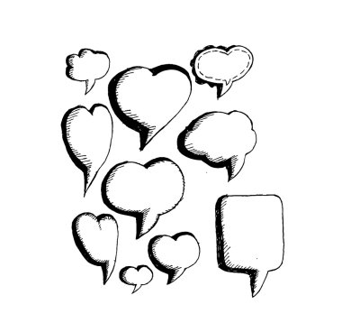 konuşma balonları vektör