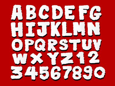 yazı tipi kroki el vektör mektup çizimi