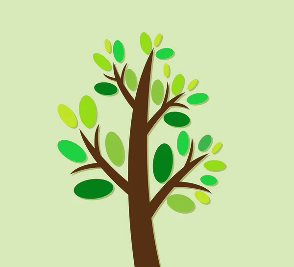 Drzewo ilustracja — Wektor stockowy