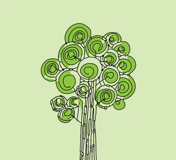 Дерево в иллюстрации — стоковый вектор