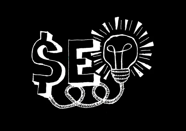 Seo Schlüsselwörter — Stockvektor