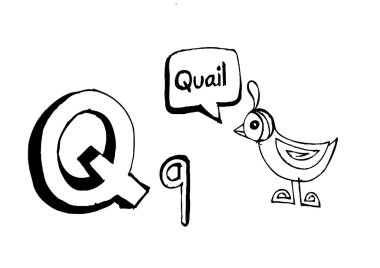 Çizim vektör harf el