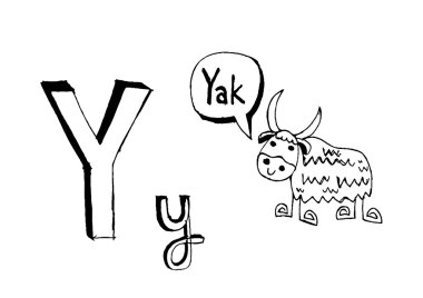 Çizim vektör harf el