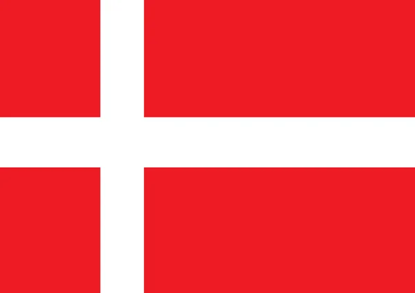 Denmark country flags — Stock Vector