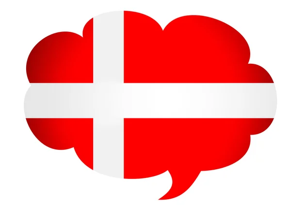 Denmark country flags — Stock Vector