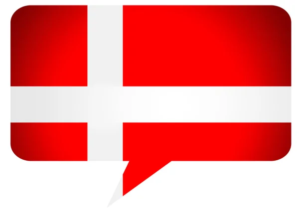 Denemarken land vlaggen — Stockvector