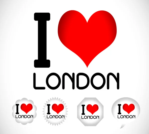 J'adore Londres. — Image vectorielle