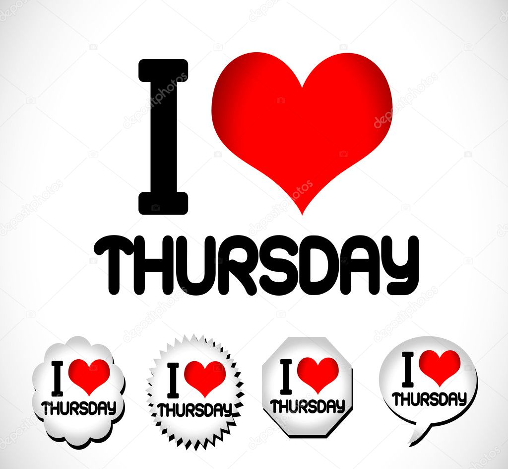 I Love The Days of the Week Sunday , Monday , Tuesday , Wednesday , Thursday , Friday , Saturday ,