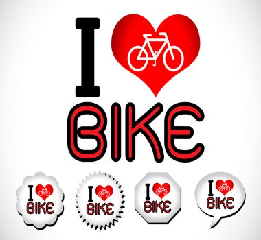 Ben bisiklet ve bisiklet seviyorum