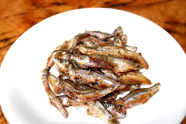 Pescado seco frito —  Fotos de Stock