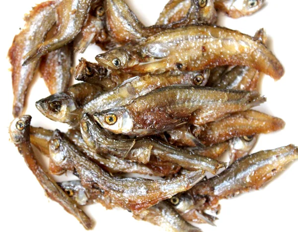 Αποξηραμένα ψάρια τηγανισμένα — Φωτογραφία Αρχείου