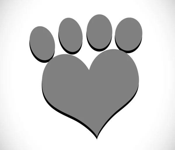 Me encantan los animales — Vector de stock