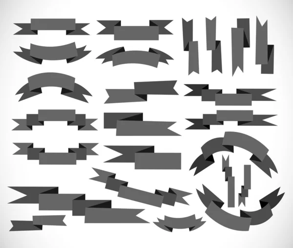 Bänder setzen Vektorillustration — Stockvektor