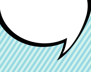 konuşma balonu pop art