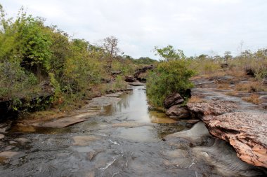 Soi sawan waterfall.pha taem Milli Parkı: ubon ratchathani Tayland.