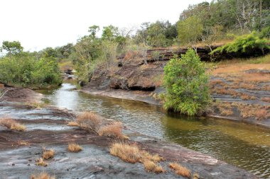Soi sawan waterfall.pha taem Milli Parkı: ubon ratchathani Tayland.