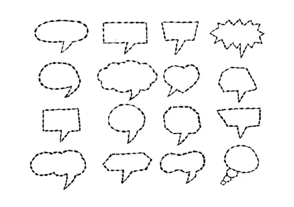 空白の空の吹き出し — ストックベクタ