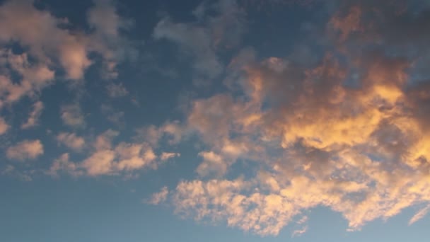 하늘 구름 아름 다운 cloudscape — 비디오
