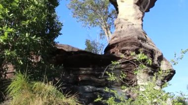 taş doğa ayağı patam, sao chaliang Tayland, ubonratchathani