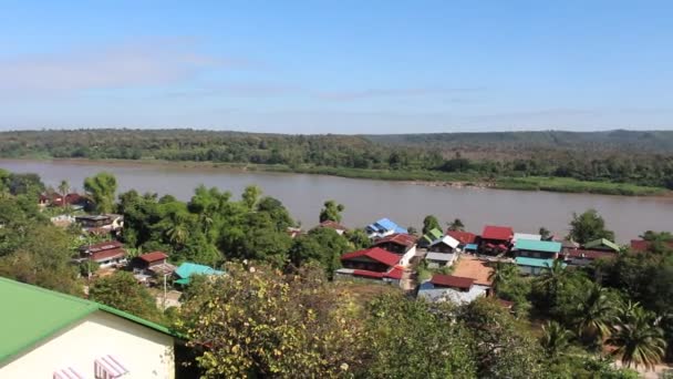 Vue ci-dessus khongjiam in ubonrachthani, thailand 