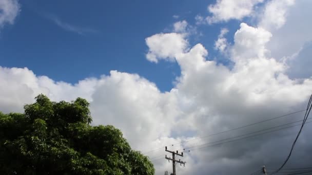 Nubes del cielo — Vídeo de stock