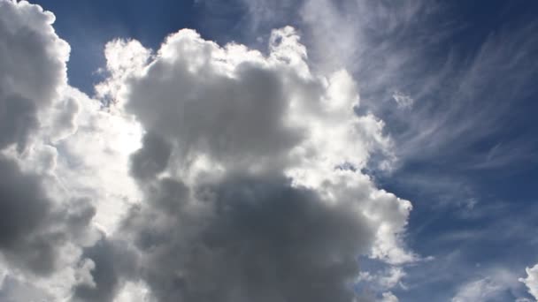 Lucht wolken — Stockvideo