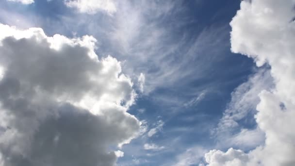 Lucht wolken — Stockvideo