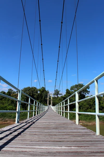 Suspended bridge thailand — Stock Photo, Image