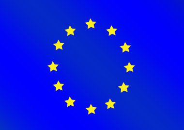 EU flag European union flag idea design clipart