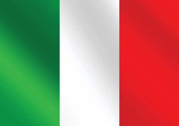 Illustration du drapeau de l'Italie — Image vectorielle