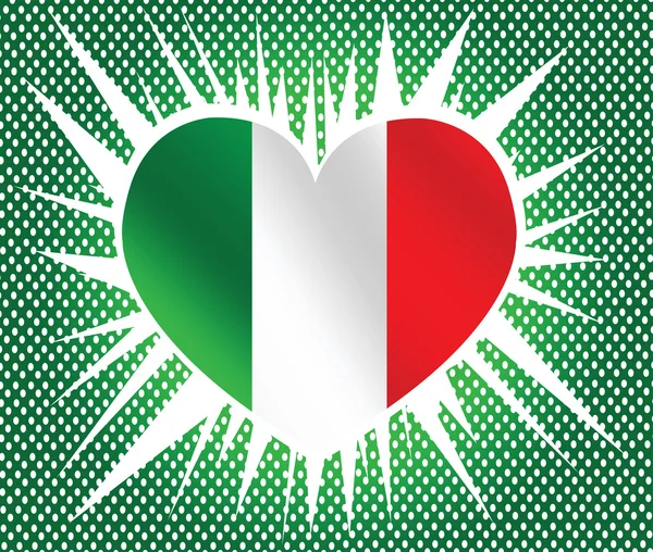 イタリアの旗のイラスト — ストックベクタ