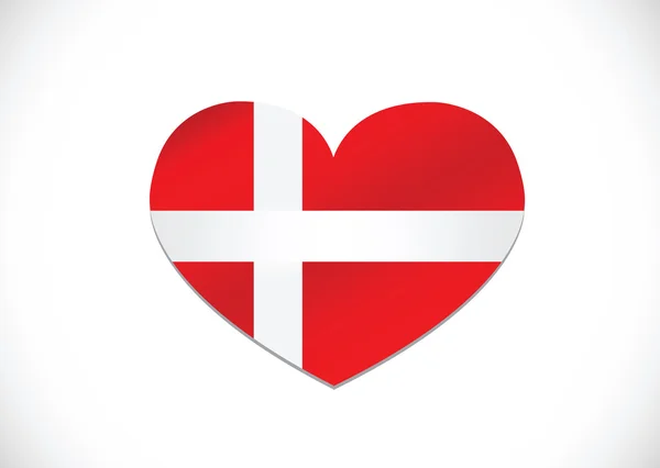 Denmark flag — Stock Vector