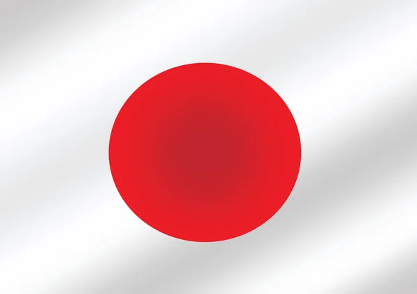 Drapeau national du Japon — Image vectorielle