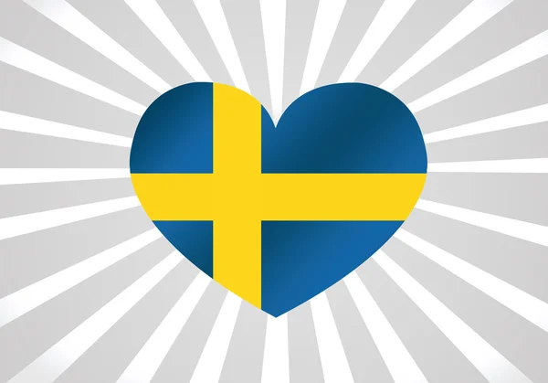 İsveç bayrağı — Stok Vektör