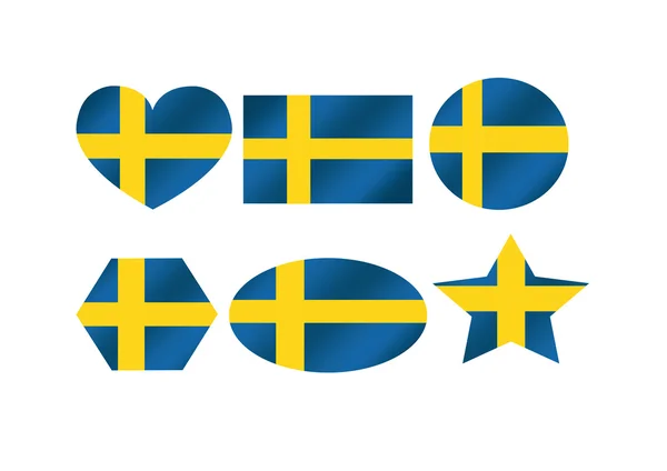 Drapeau de Suède — Image vectorielle