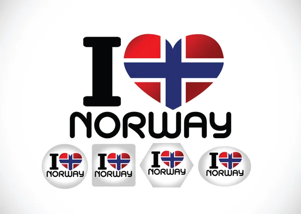 National flag of Norway — Stock Vector