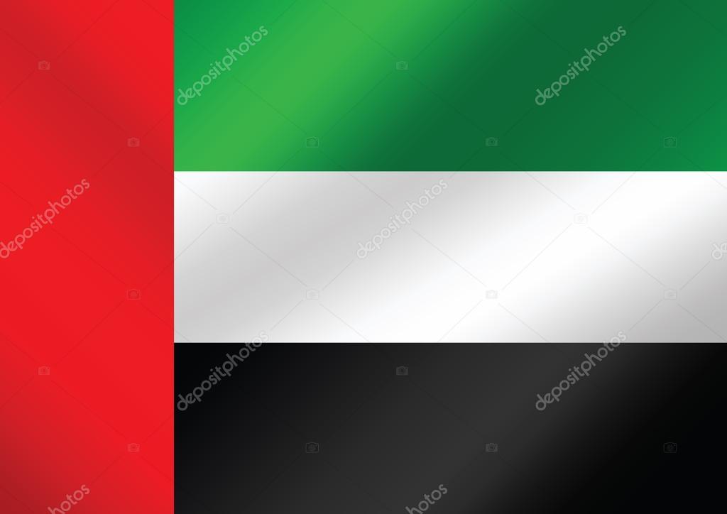 The United Arab Emirates flag